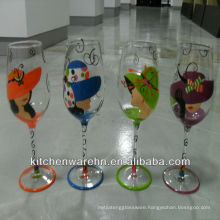 haonai mouth blown products,bohemia wine glass